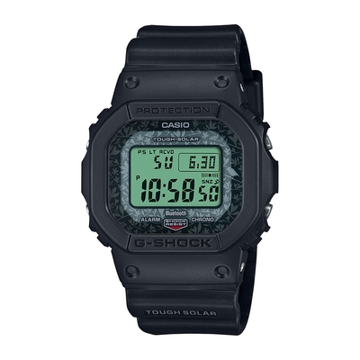 CASIO卡西歐 G-SHOCK 達爾文雀 經典共存 保護生態 限量聯名 藍牙 電波 太陽能電力 GW-B5600CD-1A3_42.8mm