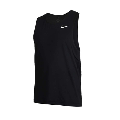 NIKE 男運動背心-無袖上衣 休閒 DRI-FIT DV9814-010 黑白