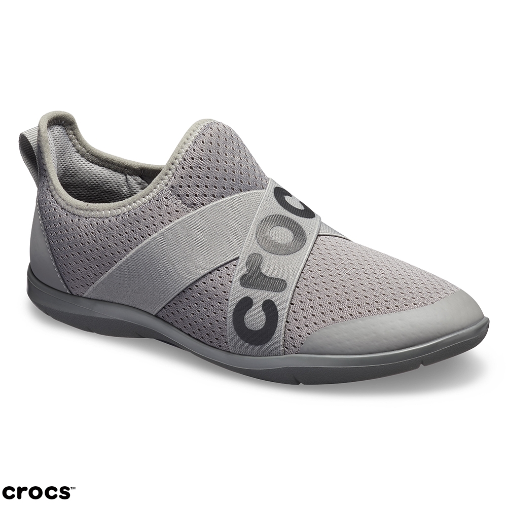 Crocs 卡駱馳 (女鞋) 女士激浪束帶鞋LOGO款 205416-019