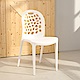 LOGIS邏爵- 創意鏤空塑膠餐椅  工作椅 休閒椅 書桌椅 北歐風 2入組 product thumbnail 5