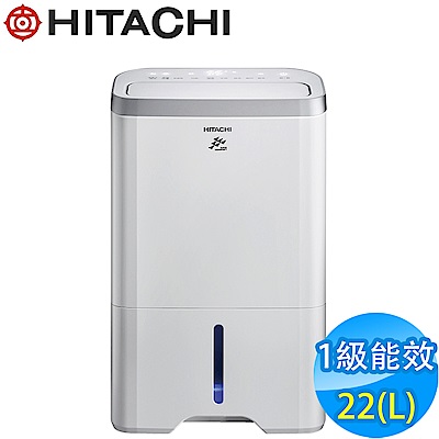 HITACHI日立 22L 1級LED觸控負離子清淨除濕機 RD-450HS 閃亮銀