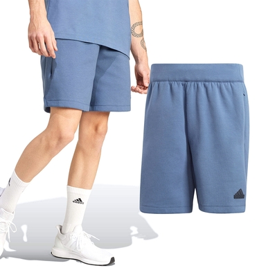 Adidas Z.N.E. Premium Shorts 男 藍 運動 休閒 舒適 短褲 IR5220