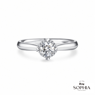 SOPHIA 蘇菲亞珠寶 - 薔薇 30分 GIA F/SI2 18K金 鑽石戒指
