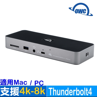 OWC Thunderbolt Dock 擴充基座 (可支援 Thunderbolt 3 Mac 和 Thunderbolt 4 PC)