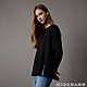 GIORDANO 女裝長版開衩上衣 - 09 標誌黑 product thumbnail 1