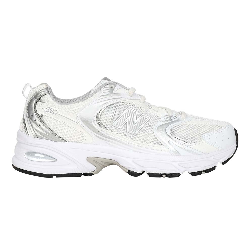 NEWBALANCE 男女復古慢跑鞋-530系列 慢跑 NB N字鞋 MR530EMA 白銀