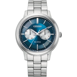 CITIZEN星辰 GENTS系列光動能雙眼時尚腕錶 BU4030-91L/39.5mm