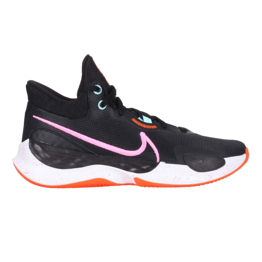 NIKE RENEW ELEVATE III 男籃球鞋-訓練 中筒 避震 DD9304-007 黑粉水藍橘