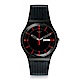 Swatch 原創系列 GAET 黑色鈕扣手錶 product thumbnail 1