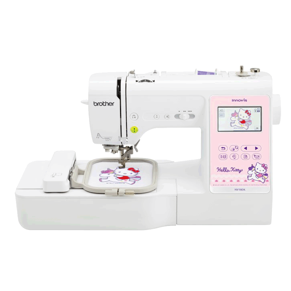 日本brother Hello Kitty電腦刺繡縫紉機nv 180k 縫紉機 縫紉配件 Yahoo奇摩購物中心