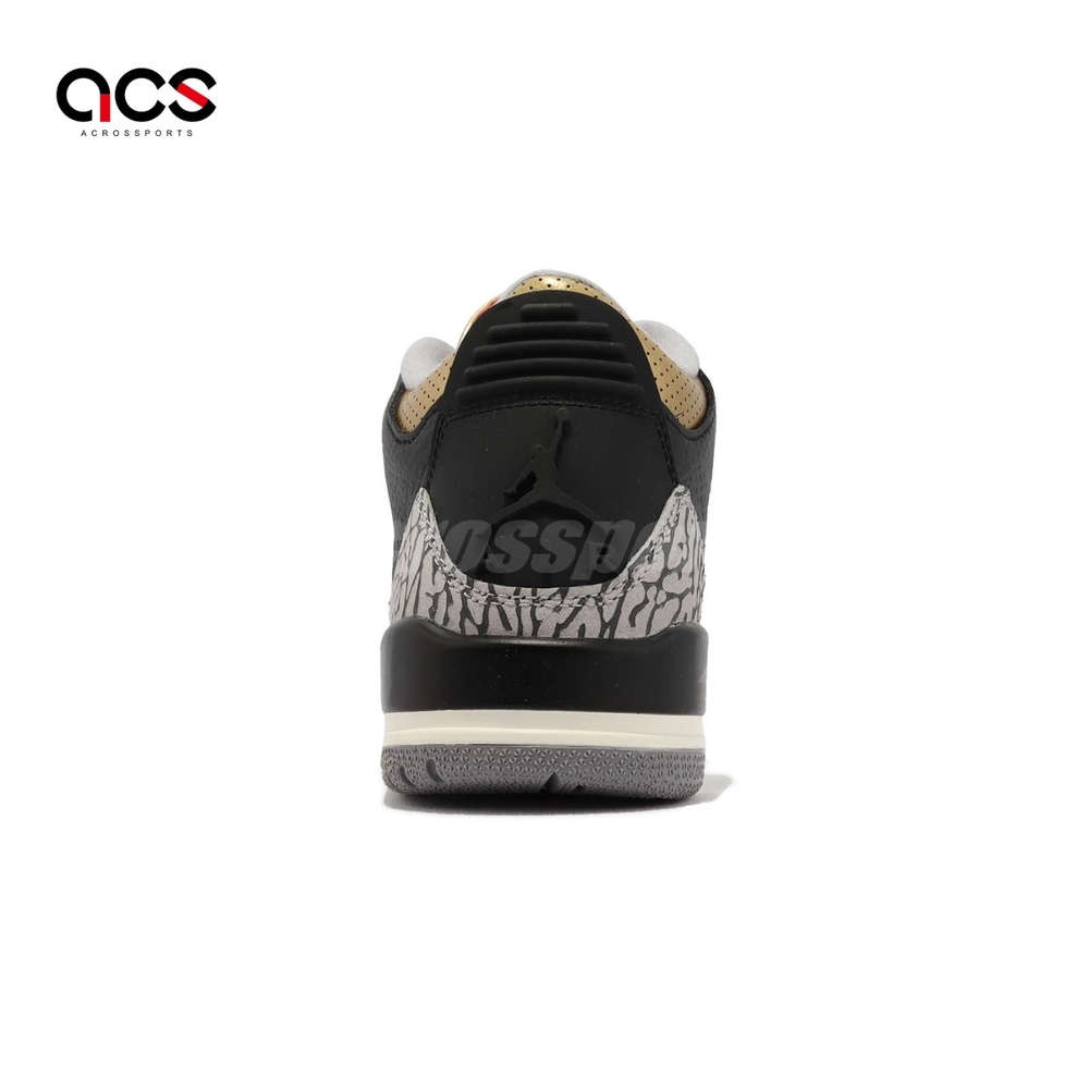 Nike Wmns Air Jordan 3 Retro 女鞋男鞋黑金Black Gold 喬丹3代CK9246