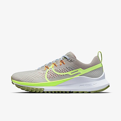 Nike React Pegasus Trail 4 [DJ6158-002] 男 慢跑鞋 運動 路跑 越野 灰 螢黃