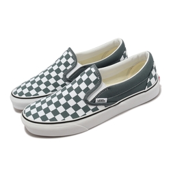 Vans 懶人鞋 Classic Slip-On 灰 白 休閒鞋 男鞋 女鞋 棋盤格 VN0A7Q5DRV2