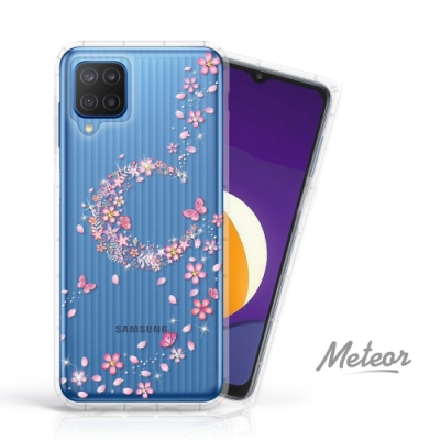 Meteor Samsung Galaxy M12 奧地利水鑽殼 - 櫻月