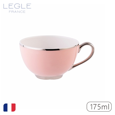 【LEGLE】如意茶杯175ml-淡粉紅-銀把