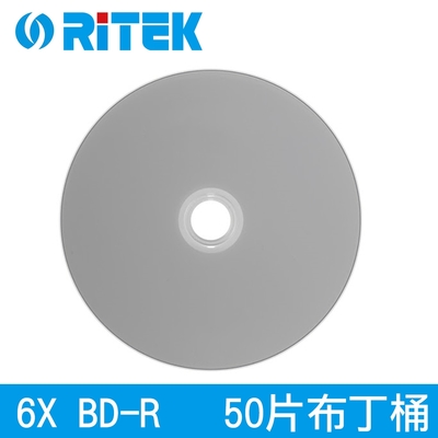 RiTEK錸德 6X BD-R 50布丁筒裝