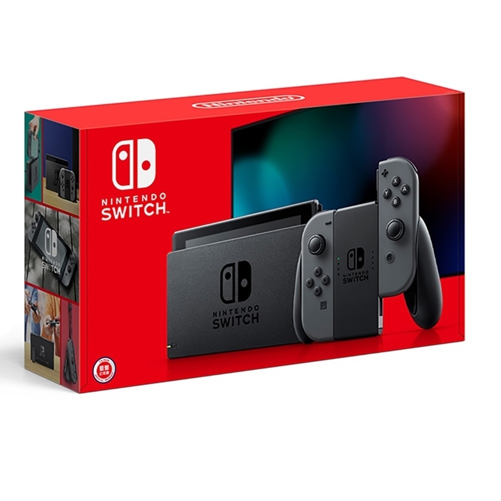 任天堂 Nintendo Switch 灰黑主機 電力加強版 台灣公司貨 24H快速出貨