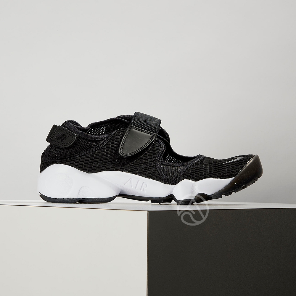 Nike Air Rift BR 女鞋黑色忍者鞋魔鬼氈涼鞋848386-001 | 涼拖鞋