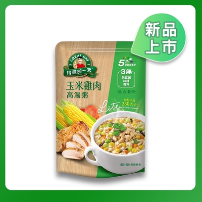 【得意的一天】玉米雞肉高湯粥(350g/包)