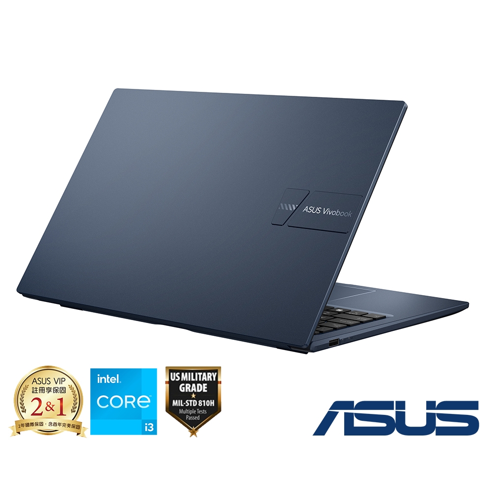 (升級16G) ASUS X1504ZA 15.6吋筆電 (i3-1215U/8G/512G/午夜藍/Vivobook 15)