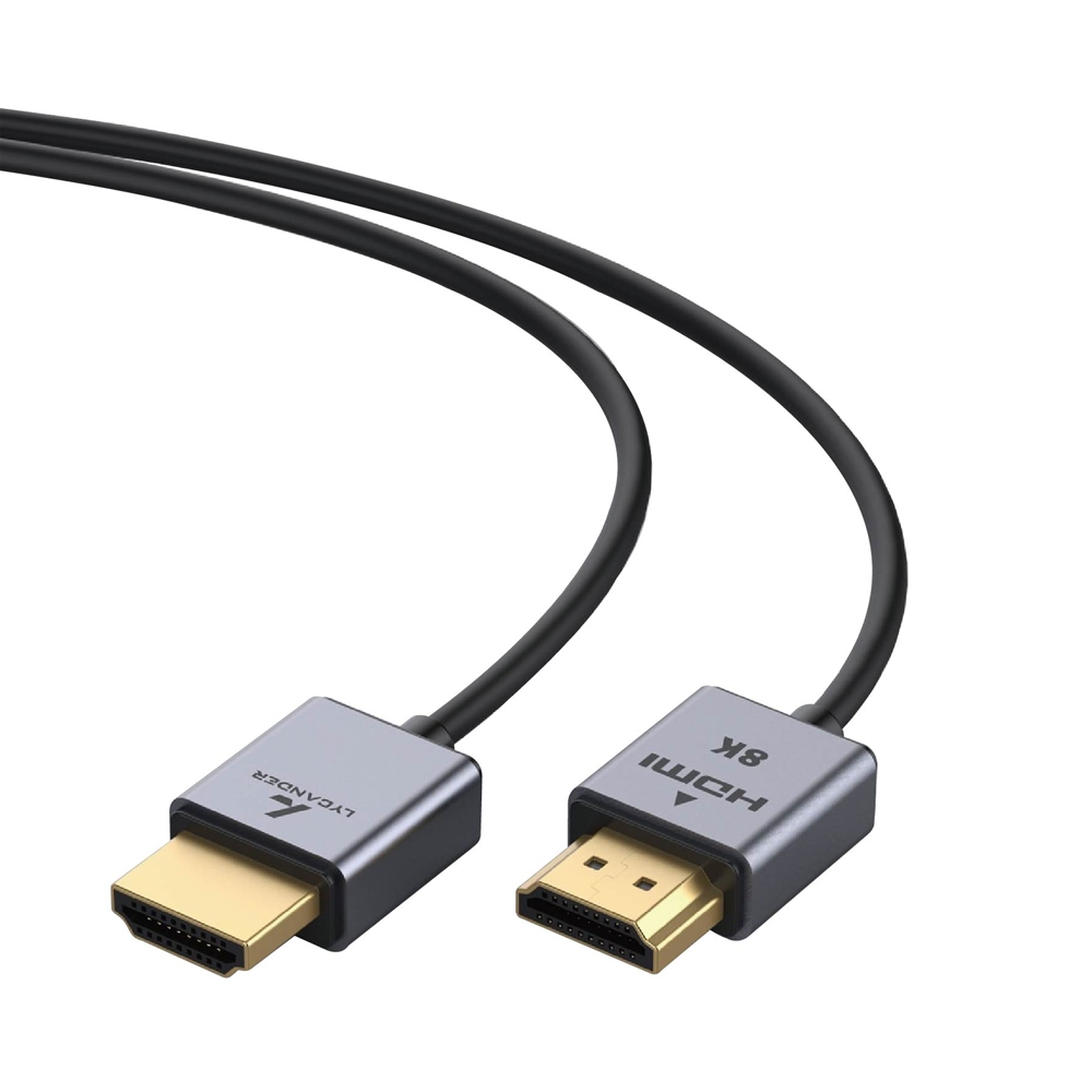 Lycander HDMI 2.1 8K 高畫質極細認證影音傳輸線(1.5M)