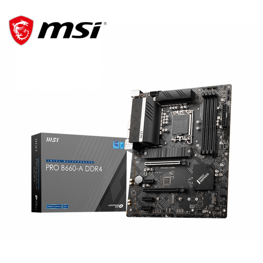 微星MSI PRO B660-A DDR4 INTEL 主機板