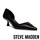 STEVE MADDEN-LOWRIDER 側簍空尖頭高跟鞋-黑色 product thumbnail 1