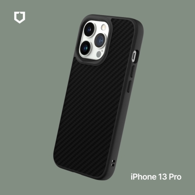 犀牛盾 iPhone 13 Pro(6.1吋) SolidSuit防摔背蓋手機殼-碳纖維紋路