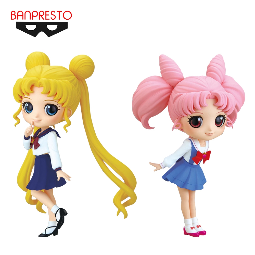 日本正版Q posket 劇場版美少女戰士公仔模型月野兔小小兔Banpresto 萬