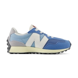 New Balance 童鞋 中童 藍色 魔鬼氈 麂皮 運動 復古 休閒鞋 PH327RA