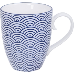 《Tokyo Design》瓷製馬克杯(浪紋藍325ml) | 水杯 茶杯 咖啡杯