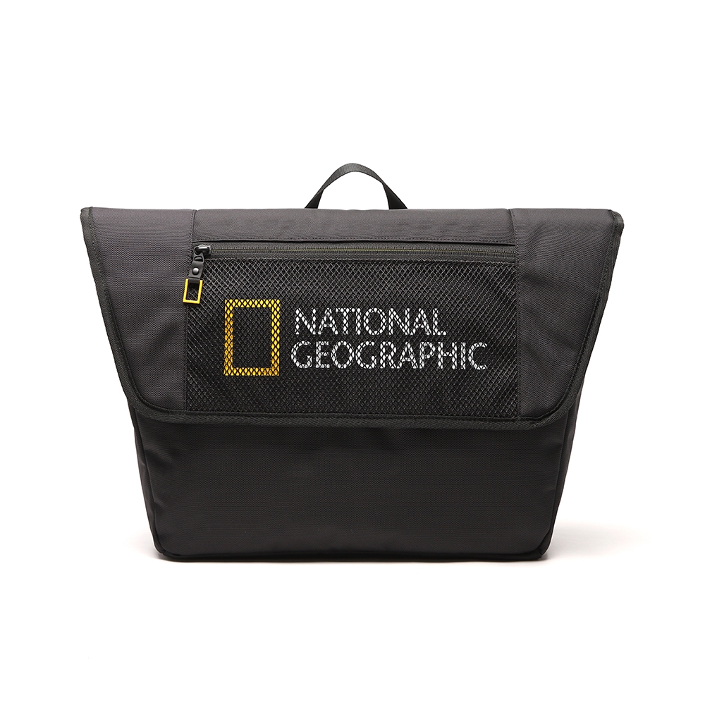 NATIONAL GEOGRAPHIC Big LOGO Messenger Bag V2 斜背包 黑-N211ACR010099