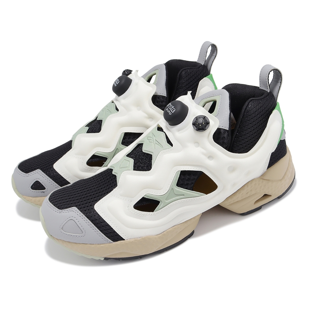 Reebok 休閒鞋 Instapump Fury 95 男鞋 灰 白 多色拼接 輕量 無鞋帶 充氣式 運動鞋  100074693