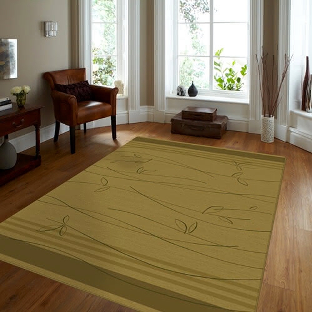范登伯格 - 舞玥 進口羊毛地毯 - 翩翩 (棕綠 - 170 x 230cm)