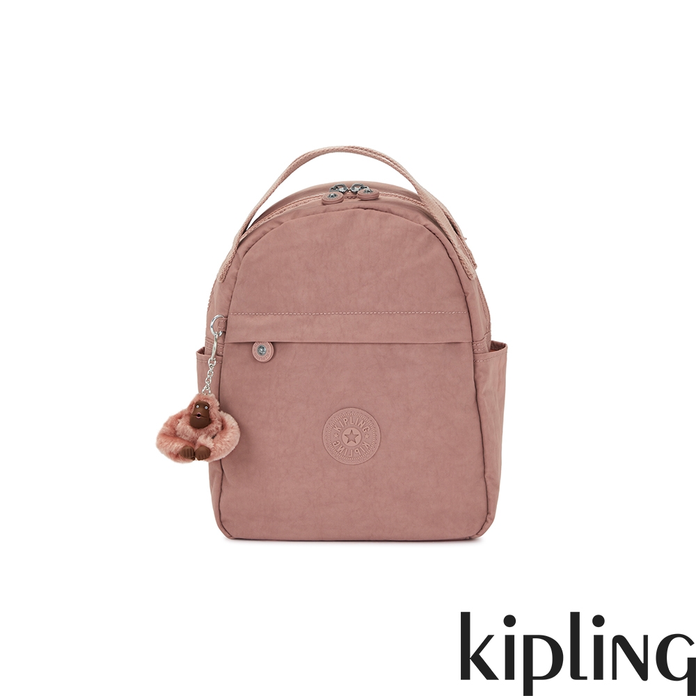 Kipling 乾燥藕粉色兩用手提後背包-CORMAC S