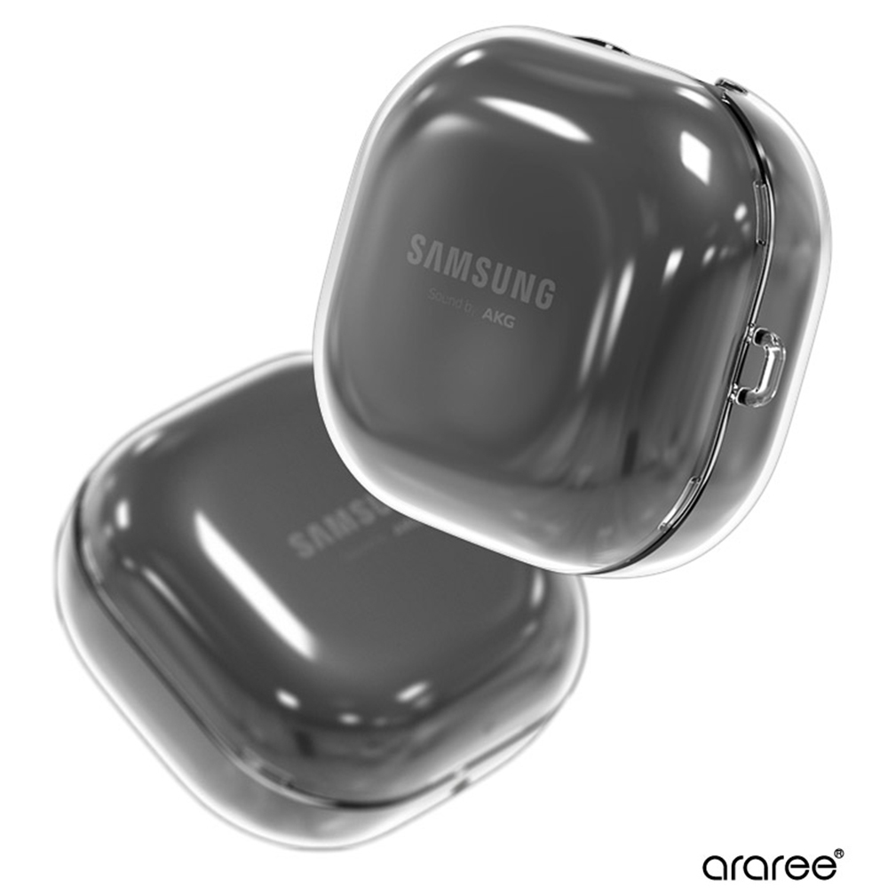 Araree 三星 Galaxy Buds Pro/Buds Live/Buds2 藍牙耳機透明抗震保護套