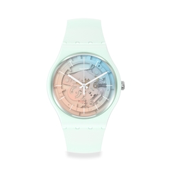 Swatch New Gent 原創系列手錶 FLEETINGLY ICEBLUE (41mm) 男錶 女錶 手錶 瑞士錶 錶