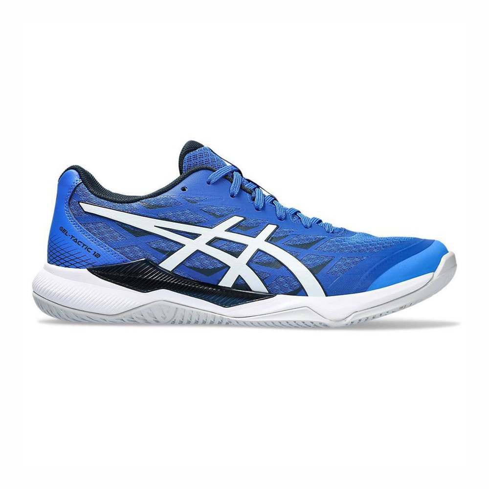 Asics GEL-Tactic 12 [1071A090-400] 男 排球鞋 室內 運動 支撐 穩定 緩震 藍白