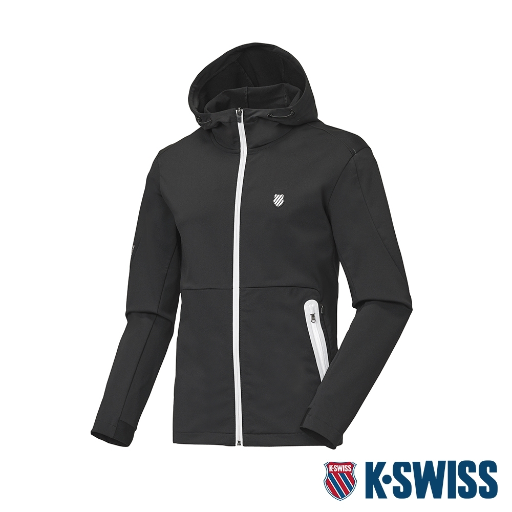 K-SWISS HS Tennis Jacket韓版運動外套-男-黑