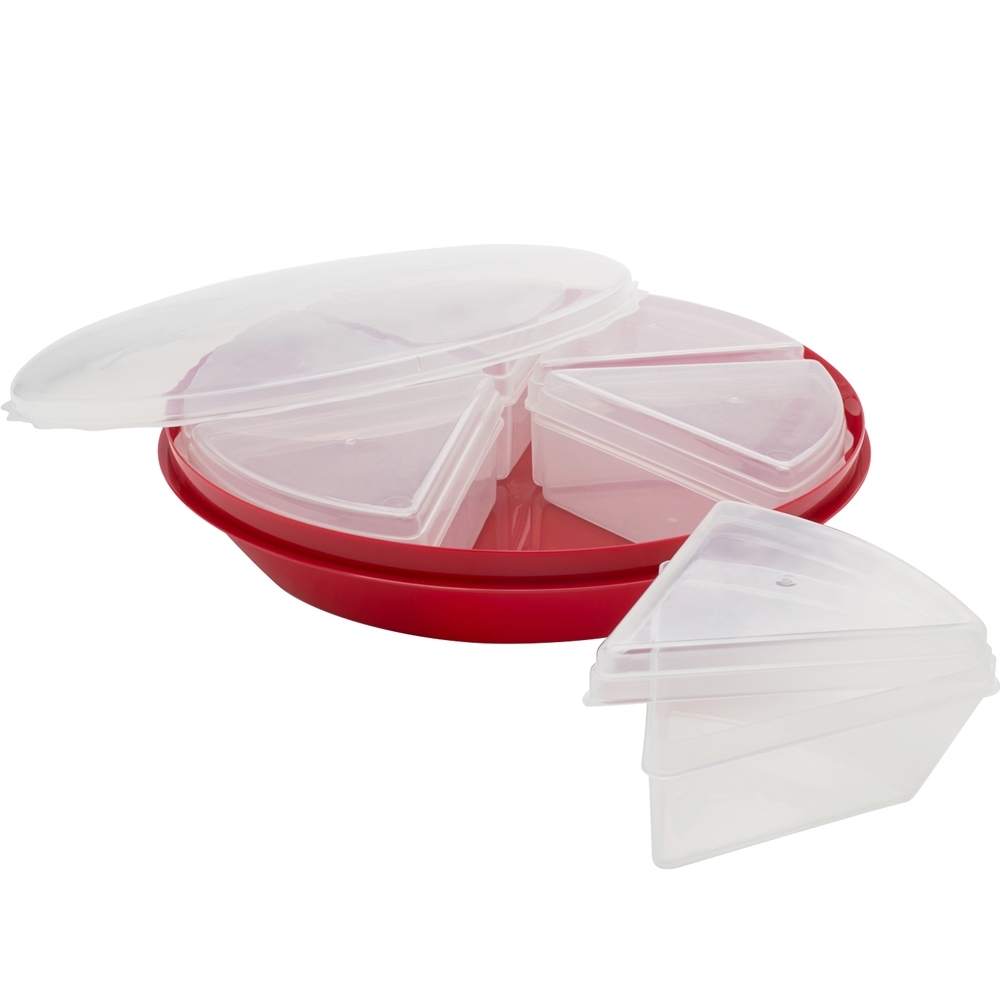 《FOXRUN》派塔收納野餐盒(紅34cm) | 保鮮盒