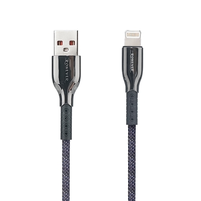 RONEVER VPC184 USB-A to Lightning 鋅合金編織充電傳輸線(Lightning)