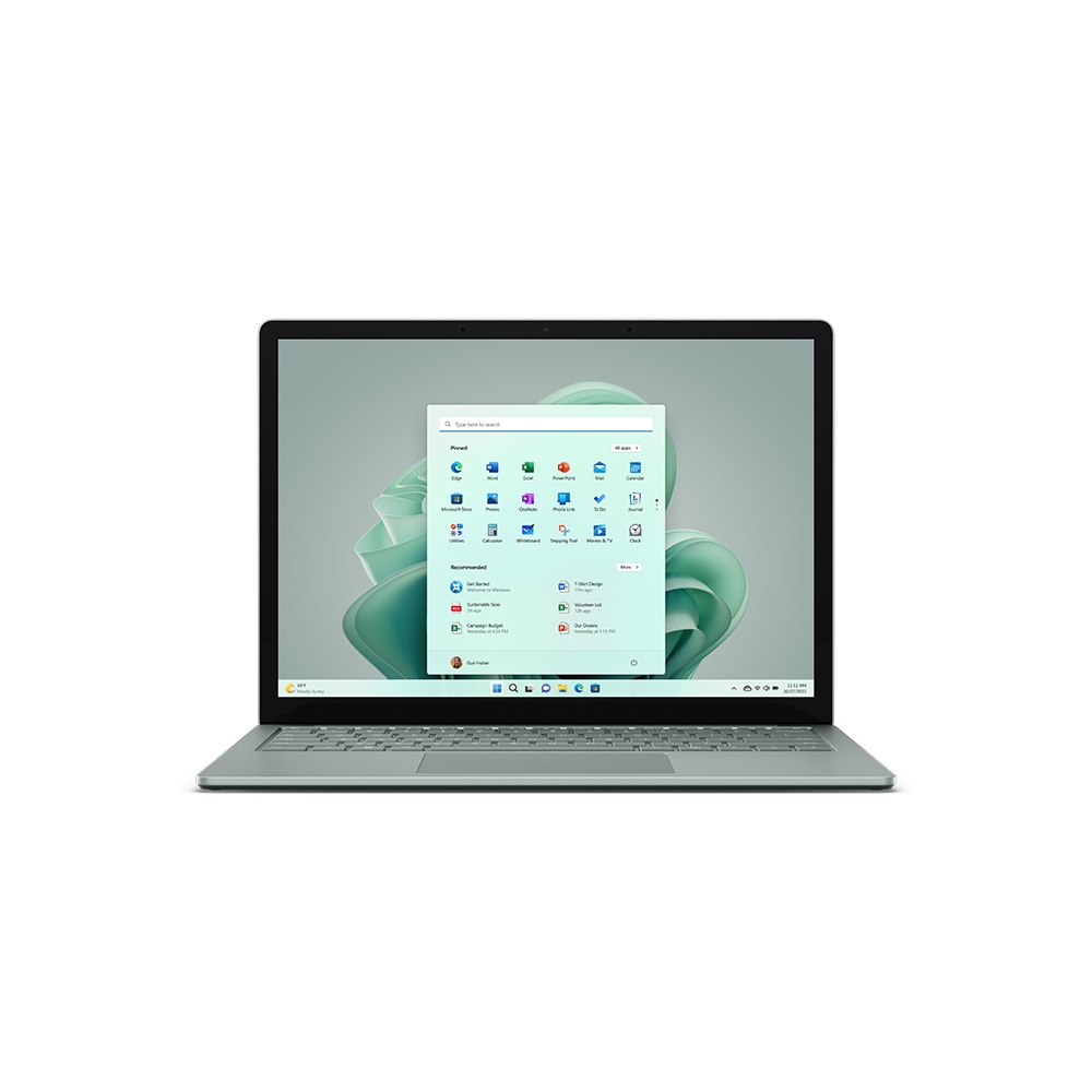 微軟 Microsoft Surface Laptop 5 13吋(i5/8G/512G莫蘭迪綠/EVO)R1S-00060