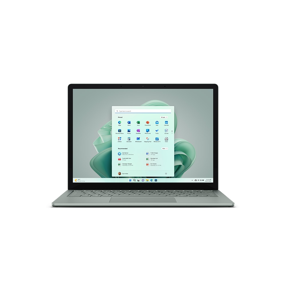 微軟 Microsoft Surface Laptop 5 13吋(i5/16G/512G莫蘭迪綠/EVO)R8N-00060