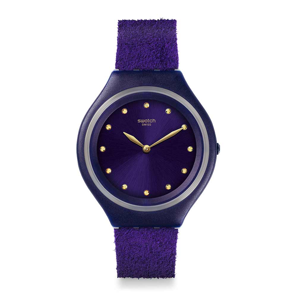 Swatch Deep Wonder系列 SKINVIOLET超薄紫羅蘭手錶