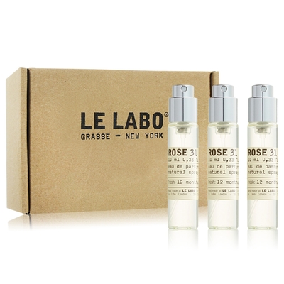 Le Labo 玫瑰31 Rose 淡香精旅行組10mlX3-香水航空版