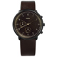 FOSSIL 都會魅力計時日期日本機芯真皮手錶-深褐色/42mm product thumbnail 1