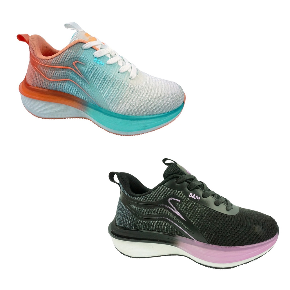 【母子鱷魚】一起運動 運動鞋 女款 超臨界飛織能量健康鞋（BGM7949）