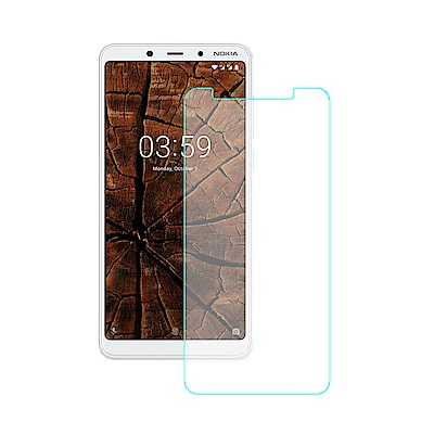 【SHOWHAN】Nokia 3.1 Plus 9H鋼化玻璃0.3mm疏水疏油抗指紋保護貼