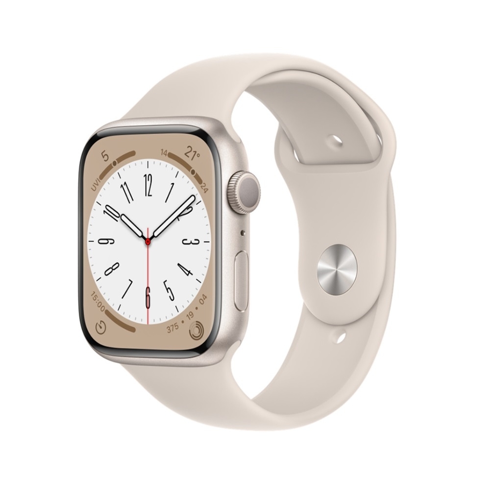 Apple Watch S8 45mm GPS版蘋果手錶鋁金屬錶殼配運動型錶帶| S8系列