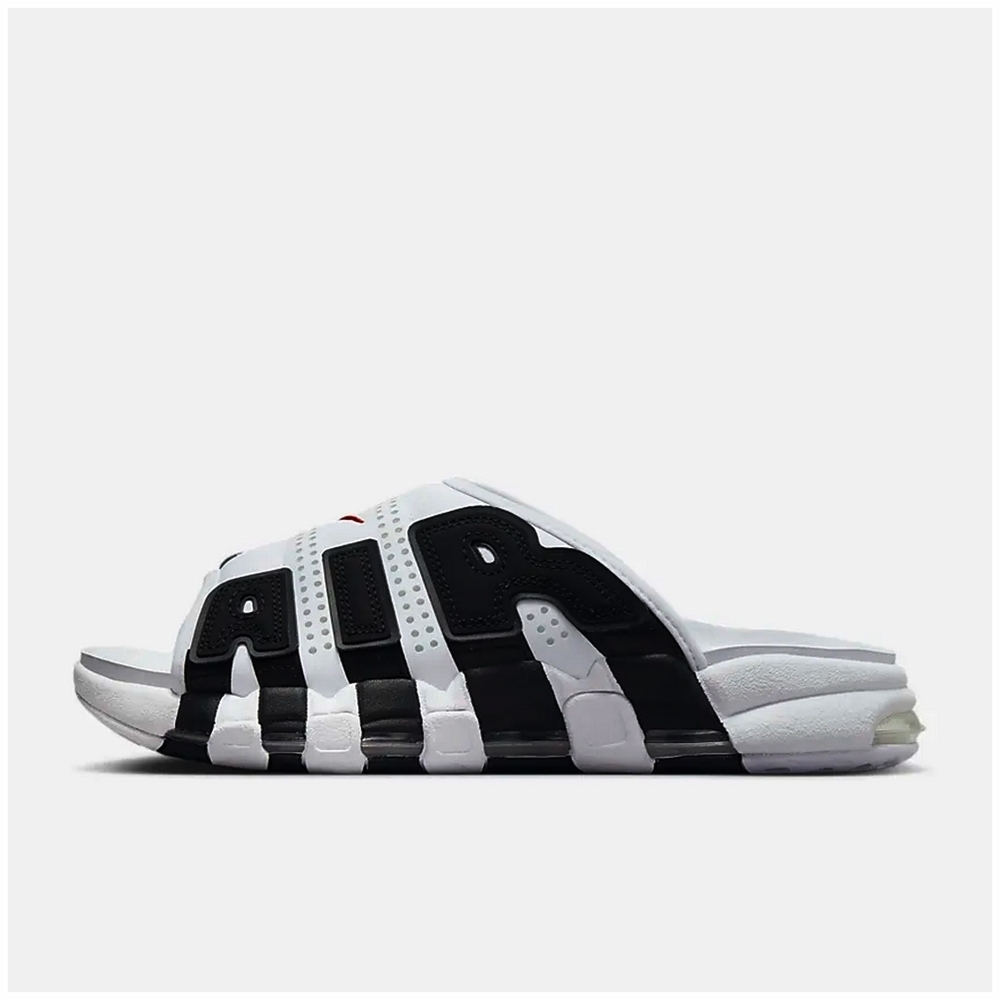 NIKE W AIR MORE UPTEMPO SLIDE休閒涼拖鞋-白黑色-FJ0755100 | 休閒鞋